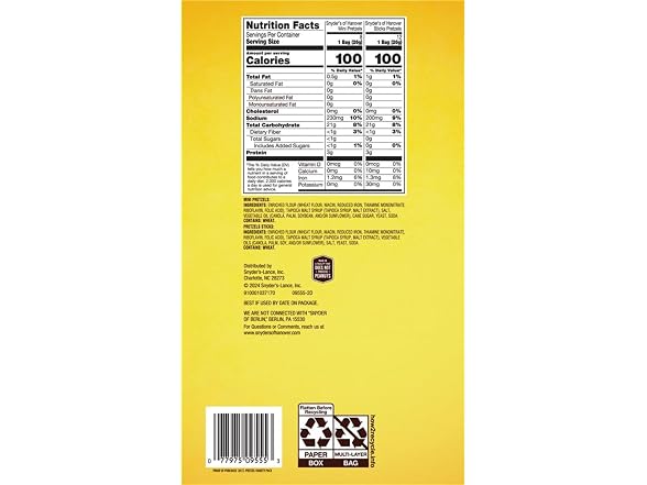 Snyder's of Hanover Pretzels Variety 20ct