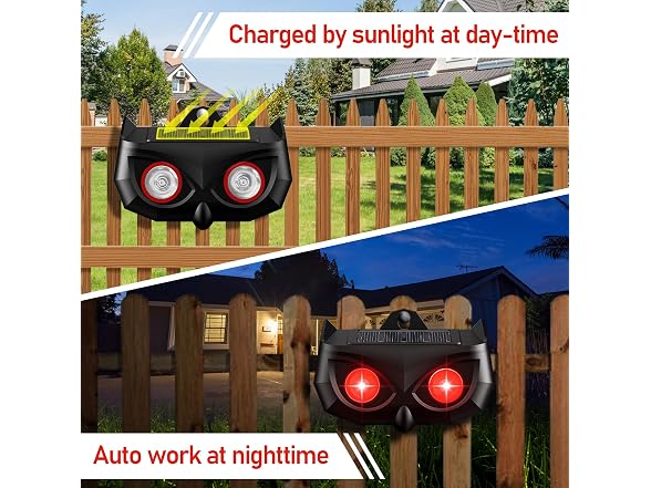 Solar Animal Repeller, 4 Pack