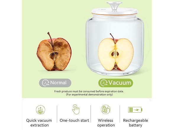 Secura VacGuard Fresh Canister 3.7 L, 125 oz