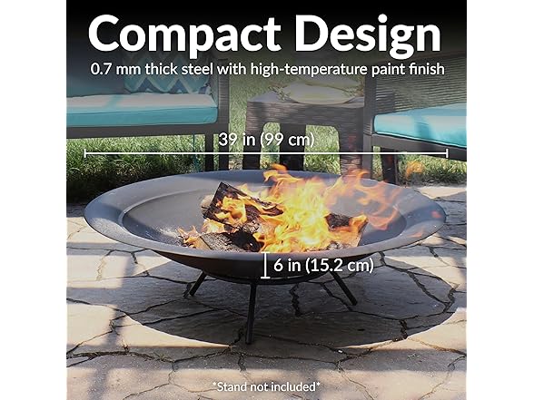 Sunnydaze Outdoor Fire Pit Bowl Replacement
