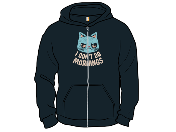 I Don't Do Mornings Cranky Cat