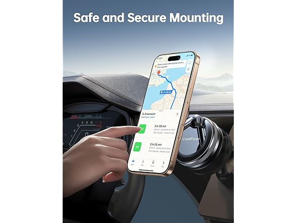 Coolpow Magnetic Car Phone Holder
