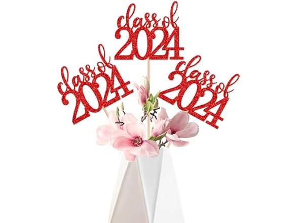 ALISSAR 10 Pack Double Sided Red Class