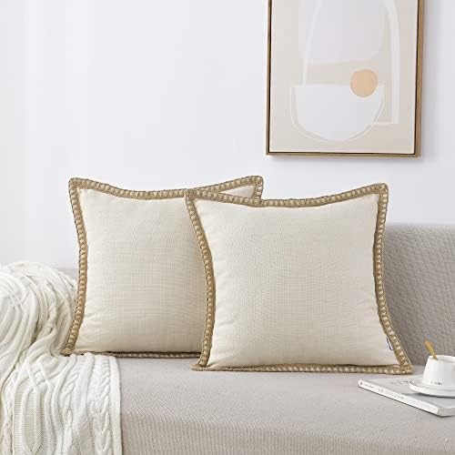 Set of 2 Throw Decorative Pillow Covers