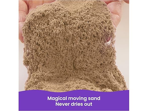 Kinetic Sand, 3lbs Beach Sand for Ages 3