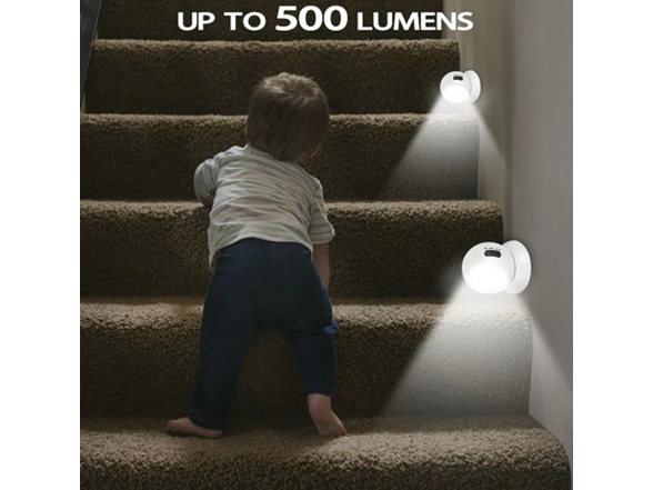 Hakol 2 Pack 500 Lumens Motion Sensor Night Light