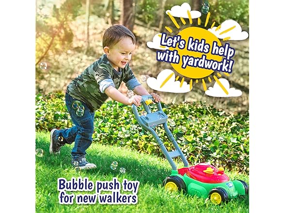 Maxx Bubbles Deluxe Bubble Lawn Mower