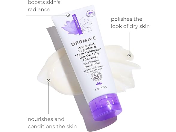 Derma E Advanced Peptides and Vegan Face Wash