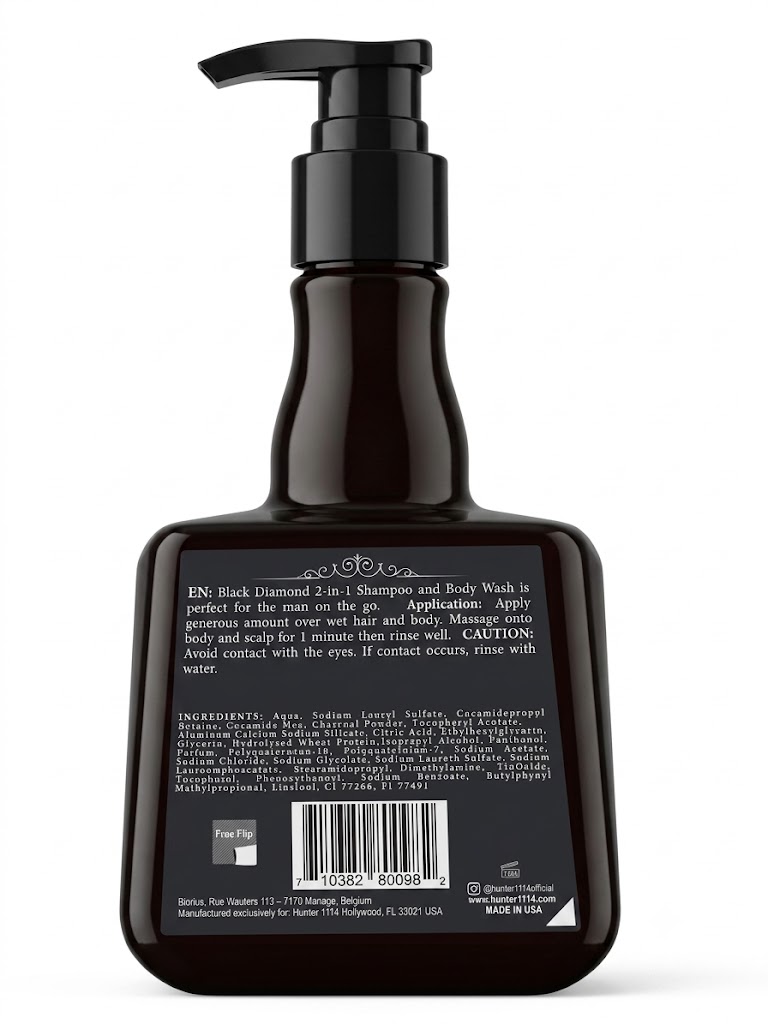 Black Diamond 2in1 Shampoo/Body Wash - Gallery 4