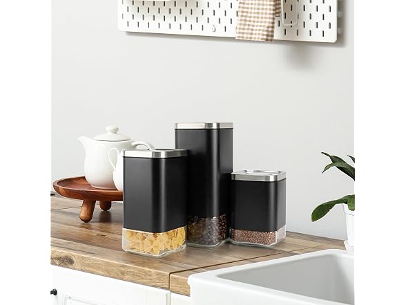 Kaffe Glass Coffee Canister (16oz)