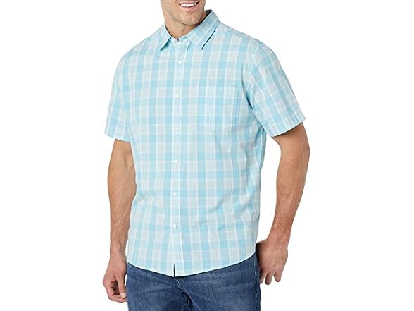 Amazon Essentials Men Short-sleeve Stretch Shirt