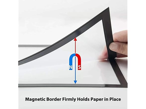 JIUYE 8.5x11 Magnetic Sign Holder