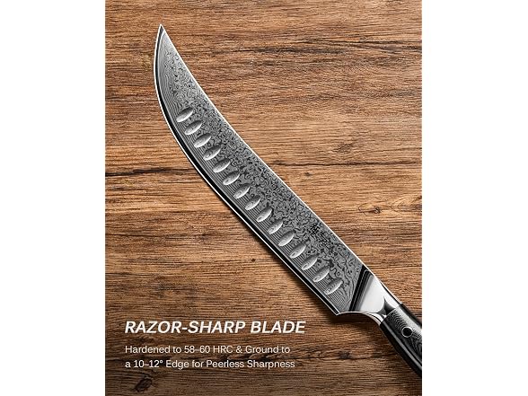 KYOKU 3pcs Japanese Damascus Knife Set
