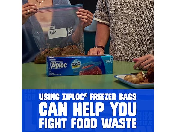 Ziploc Quart Freezer Bags, 24 Count