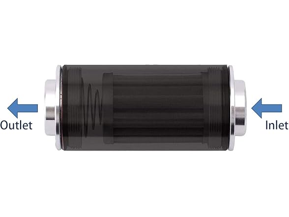 STEBER Inline Fuel Filter 100 Micron Cleanable