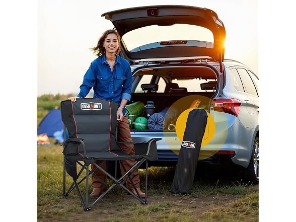 Overmont Oversized Camping Chair 450lb