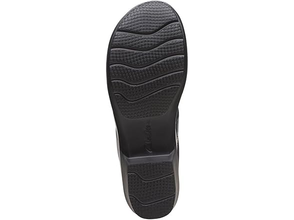  Clarks Angie Mist Black Leather 11 