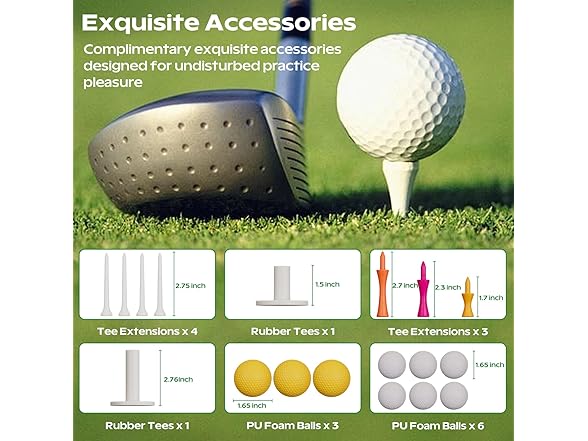 RIKADE Golf Hitting Mat for Backyard