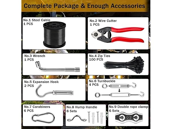 String Light Suspension Kit