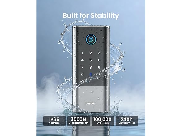 DESLOC Smart Lock with Fingerprint - Gallery 8