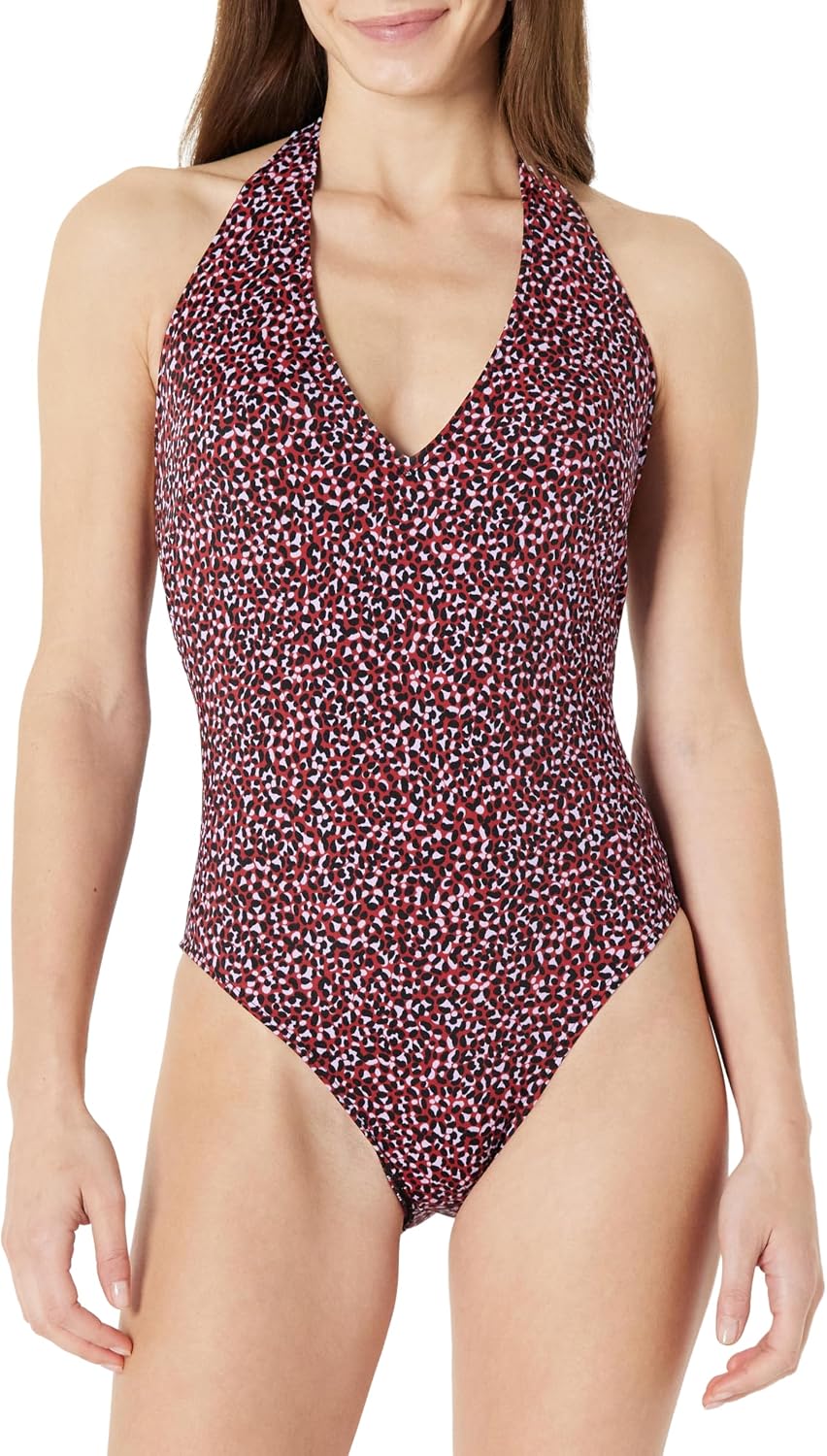 Amazon Essentials Women's Halter Swimsuit - Gallery 9