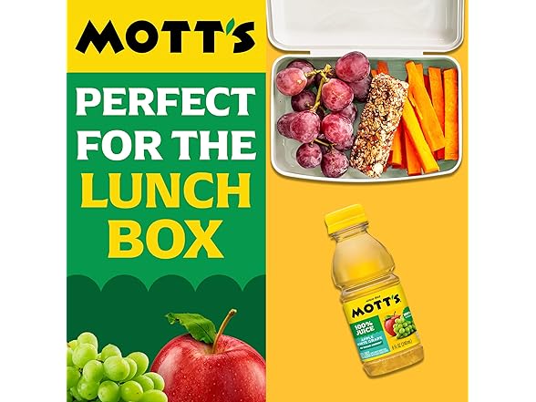 24PK Mott's 100% Apple White Grape Juice, 8 oz.