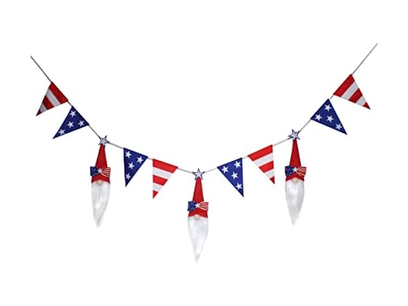 National Tree Patriotic Garland 72in