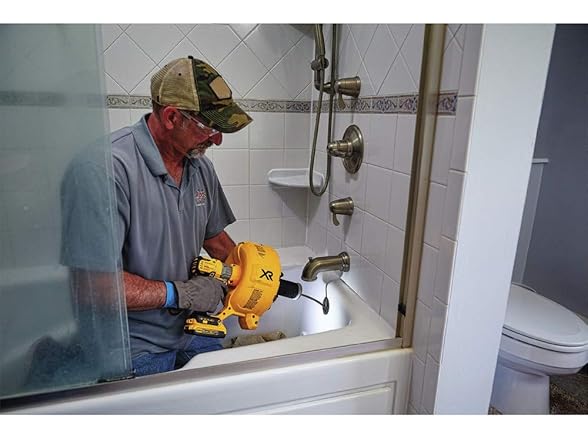 DEWALT DCD200D1 20V MAX XR Drain Snake Kit