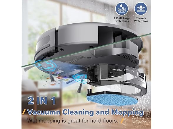 MAMNV Robot Vacuum and Mop Combo