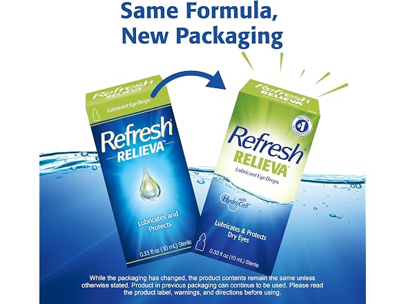Refresh Relieva Eye Drops Artificial Tears 0.33oz