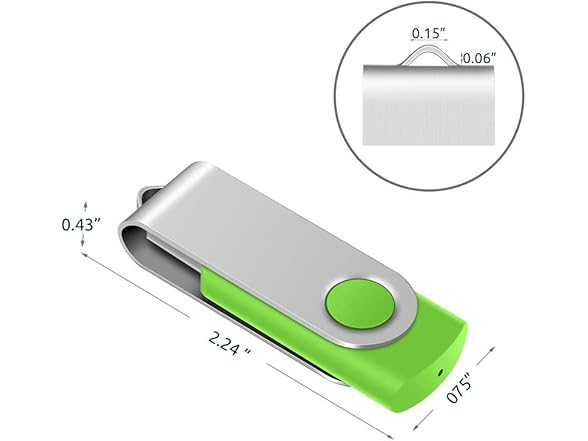 Enfain 64GB USB 3.0 Drives, 5-Pack