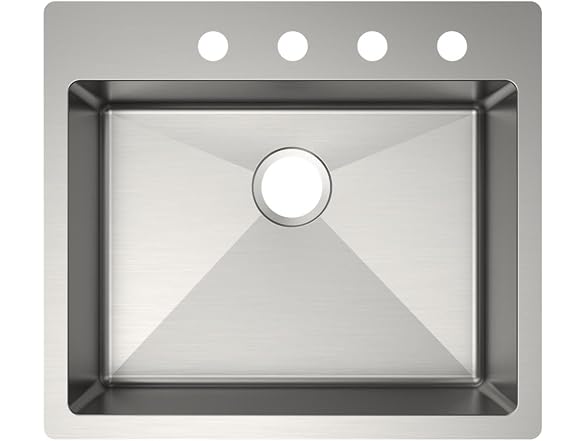 Elkay Crosstown SS 25x22 Single Sink