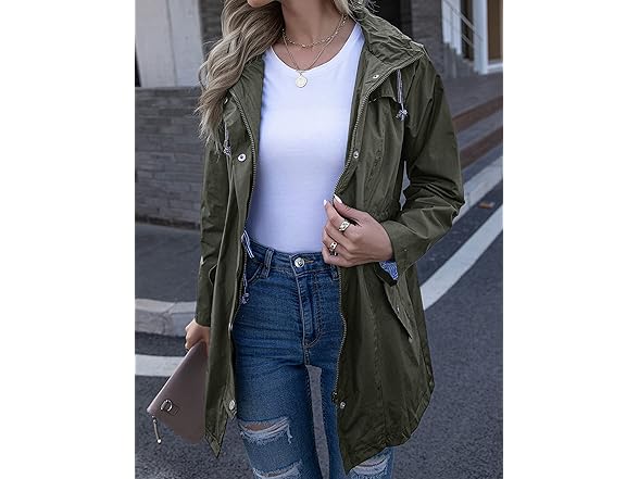Women's Hooded Lightweight Raincoat