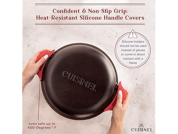 Cuisinel Cast Iron Dutch Oven 7-Quart