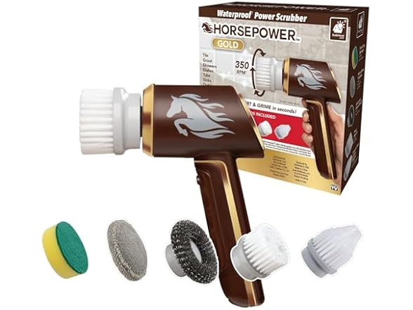 RUBY HORSEPOWER Horsepower Scrubber Gold Edition, Longer