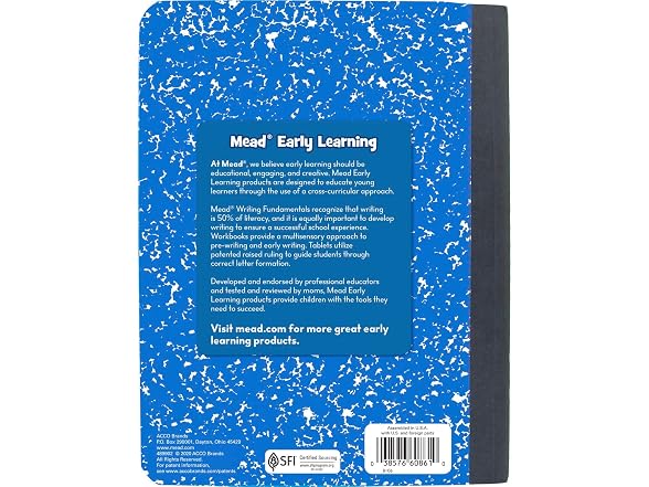 Mead Mead Primary Composition Book, 4 Pack