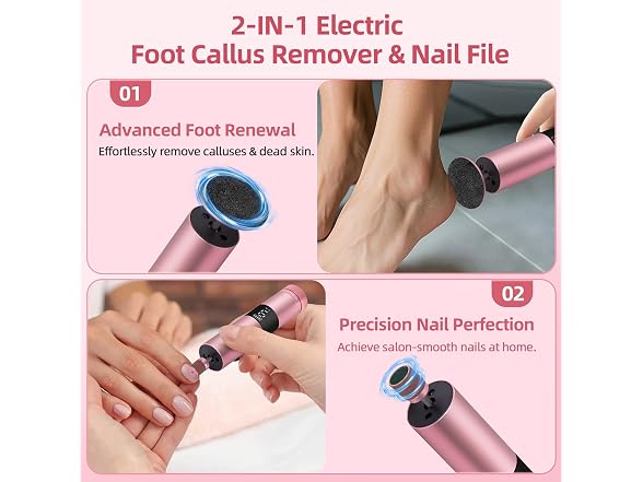 Electric Foot Callus Remover & Nail File