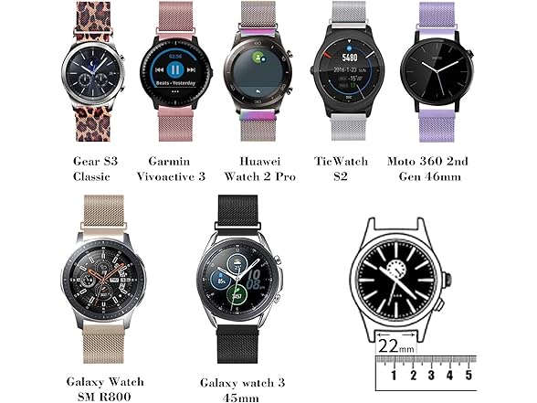 Stan Lee 22mm Watch Bands