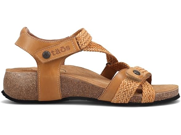 Taos Footwear Women's Trulie Camel Sandal