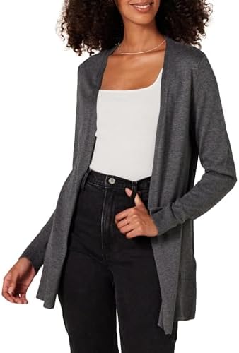 Amazon Essentials Womens Lightweight Open Front Cardigan Sweater