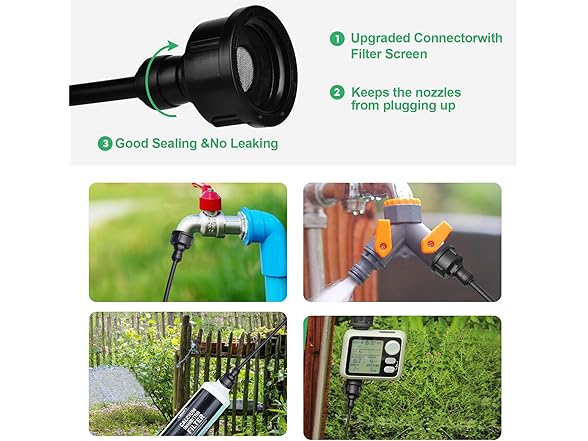 Zsjuqi Misters System, 100FT DIY Outdoor