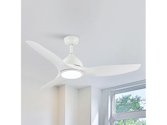 Parrot Uncle 52 Inch Ceiling Fan w/ Light & Remote