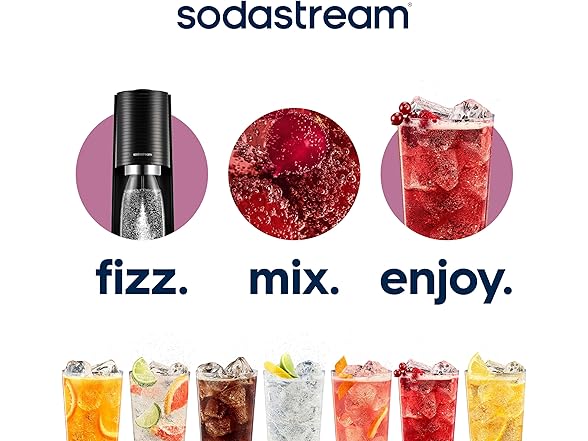 4PK SodaStream MTN Dew Code Red Zero Sugar Drink