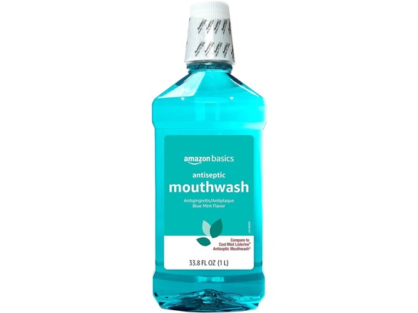 Amazon Basics Blue Mint Mouthwash 1 Liter
