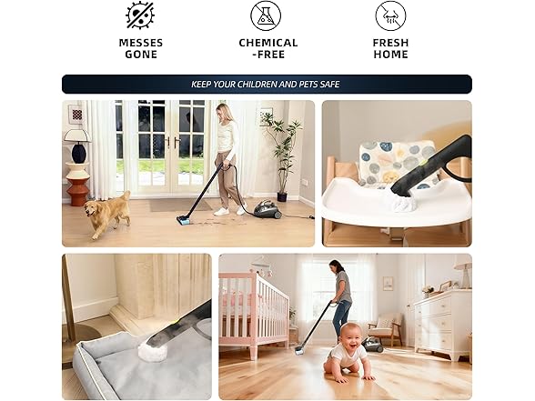 GOATCLEAN Heavy-Duty Steam Cleaner for Home - Gallery 7