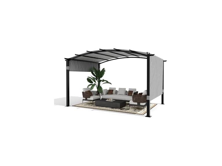 KYBOLT KYBOLT 12x9 Ft Outdoor Arched Pergola