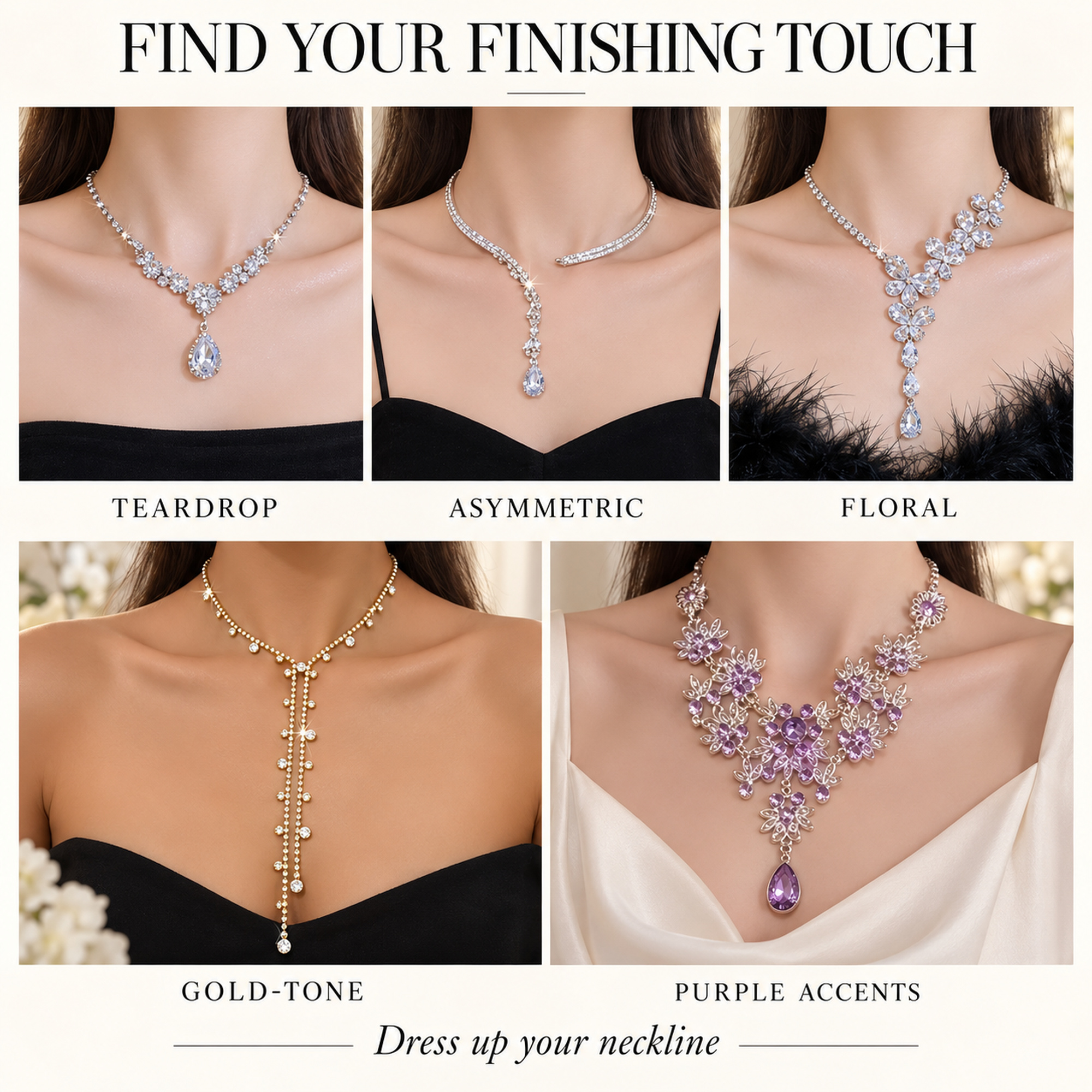 5 Pack Necklace Layering Set - Gallery 8