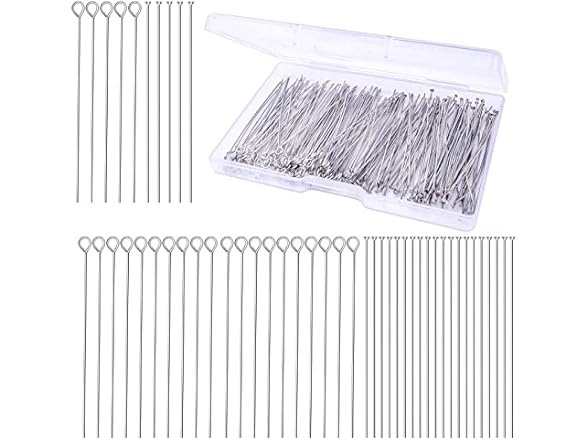 Open Eye Pins Flat Head Pins