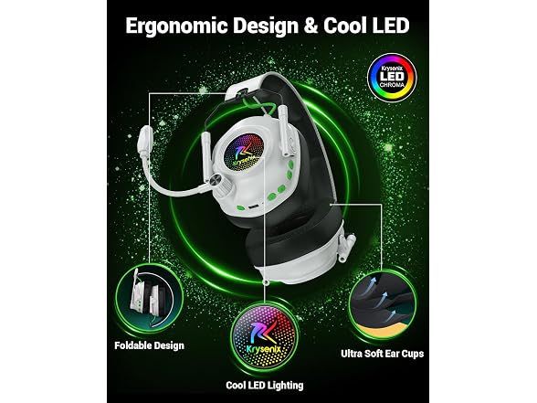 Krysenix Wireless Gaming Headset