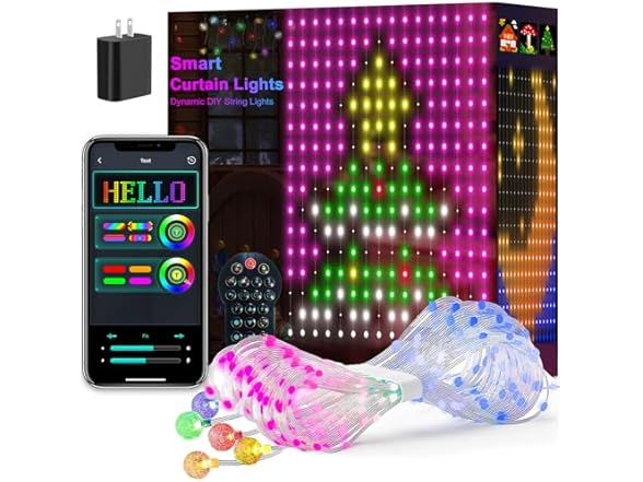 VOXPOA Smart LED Curtain Lights